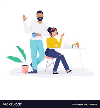 character working home image