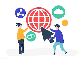 Characters and global communication concept i.. | Free stock vector - 478988