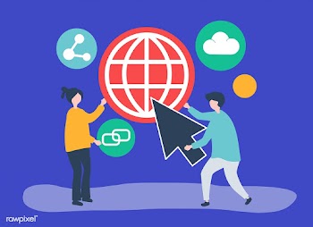 Characters and global communication concept i.. | Free stock vector - 479011