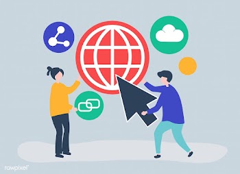 Characters and global communication concept i.. | Free stock vector - 479734