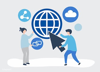Characters and global communication concept i.. | Free stock vector - 479740