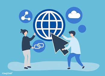 Characters and global communication concept i.. | Free stock vector - 479742