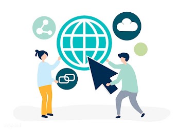 Characters and global communication concept i.. | Free stock vector - 481013