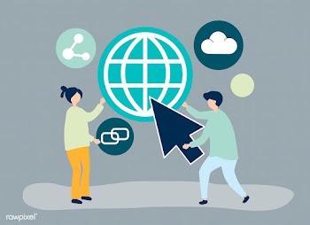 Characters and global communication concept i.. | Free stock vector - 481014