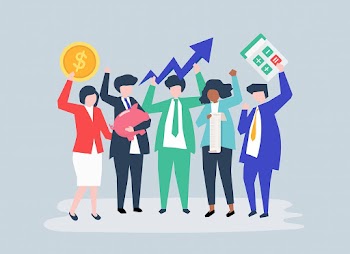 Characters of a business people and performan.. | Free stock vector - 479829