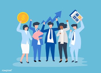 Characters of a business people and performan.. | Free stock vector - 481055