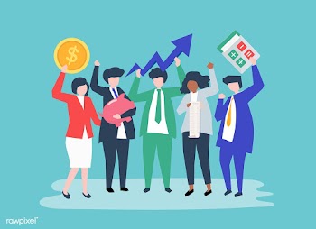 Characters of a business people and performan.. | Free stock vector - 481071