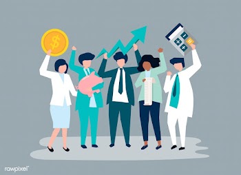 Characters of a business people and performan.. | Free stock vector - 481077