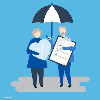 Characters of a senior couple and health insu.. | Free stock vector - 455873