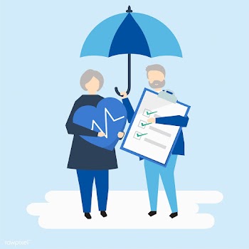 Characters of a senior couple and health insu.. | Free stock vector - 455886