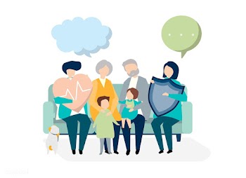 Characters of an extended family with healthc.. | Free stock vector - 455870