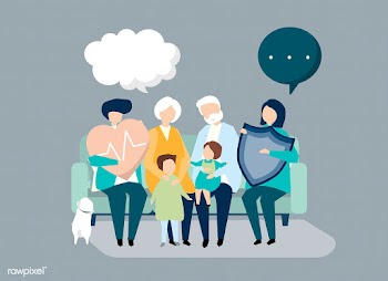 Characters of an extended family with healthc.. | Free stock vector - 455877
