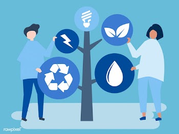 Characters of people and a tree of environmen.. | Free stock vector - 455666