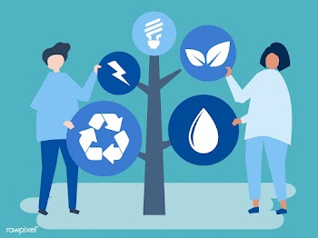 Characters of people and a tree of environmen.. | Free stock vector - 455670