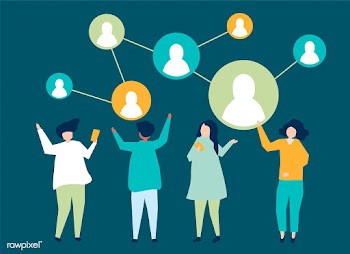 Characters of people and their social network.. | Free stock vector - 454684