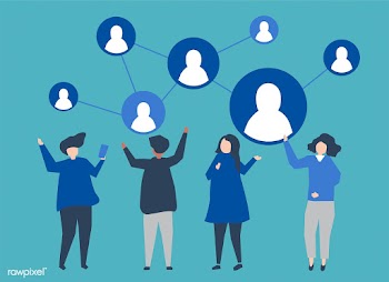 Characters of people and their social network.. | Free stock vector - 454716
