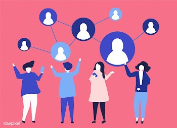 Characters of people and their social network.. | Free stock vector - 454723