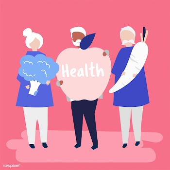 Characters of retired seniors and health conc.. | Free stock vector - 455252