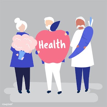 Characters of retired seniors and health conc.. | Free stock vector - 455262