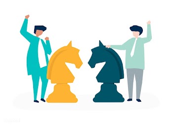 Characters of two businessmen playing chess i.. | Free stock vector - 456165