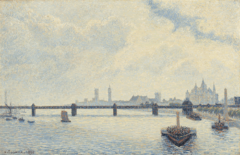 Charing Cross Bridge, London (1890) | Free Photo - rawpixel