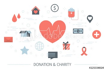Charity and donation concept