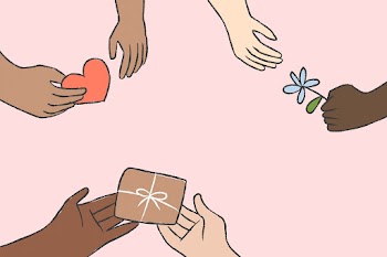 Charity background hand drawn illustration | Free stock illustration | High Resolution graphic