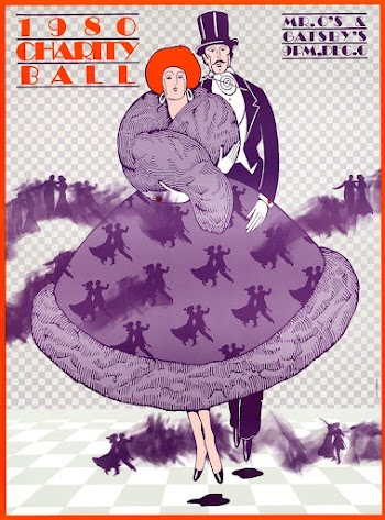 Charity ball (1980) poster by Lanny | Free Photo Illustration - rawpixel