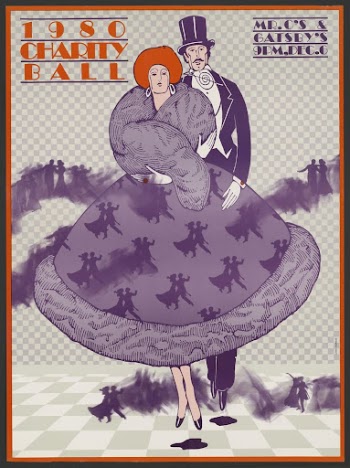 Charity ball (1980) poster by Lanny | Free Photo Illustration - rawpixel
