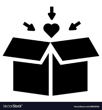 Charity donation icon vector image