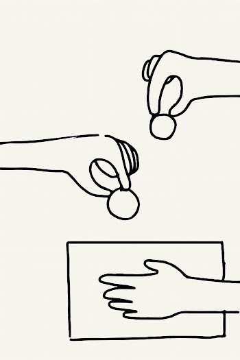 Charity doodle hand giving money, donation… | Free stock illustration | High Resolution graphic