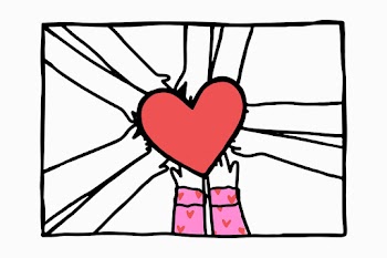 Charity doodle with hands sharing heart | Free stock illustration | High Resolution graphic