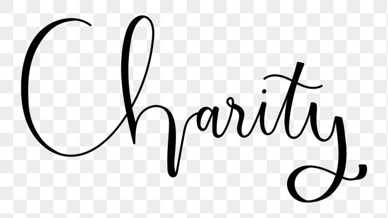 Charity png word sticker typography, | Free PNG - rawpixel