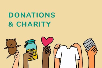 Charity template vector donation concept | Free stock illustration | High Resolution graphic