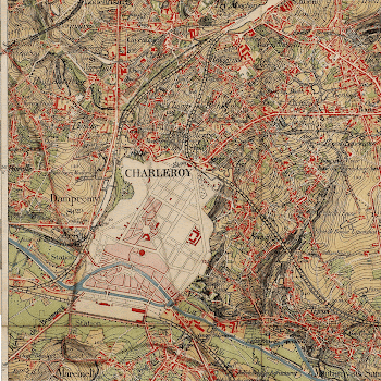 Charleroi en 1873. Carte topographique | Free Photo - rawpixel