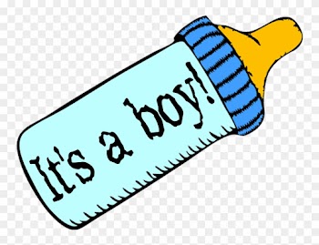Charles Darwin's Birth - Baby Bottle Clip Art
