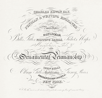 Charles Edwin Ely, penman & | Free Photo Illustration - rawpixel