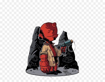 Charlie Brown Snoopy Hellboy Linus van Pelt Cartoon Art Museum - Devil horns 