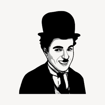 Charlie Chaplin drawing, famous person | Free Photo - rawpixel