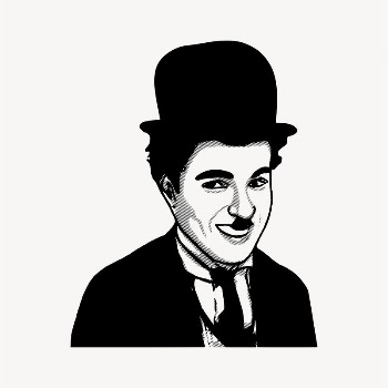 Charlie Chaplin drawing, famous person | Free Vector - rawpixel