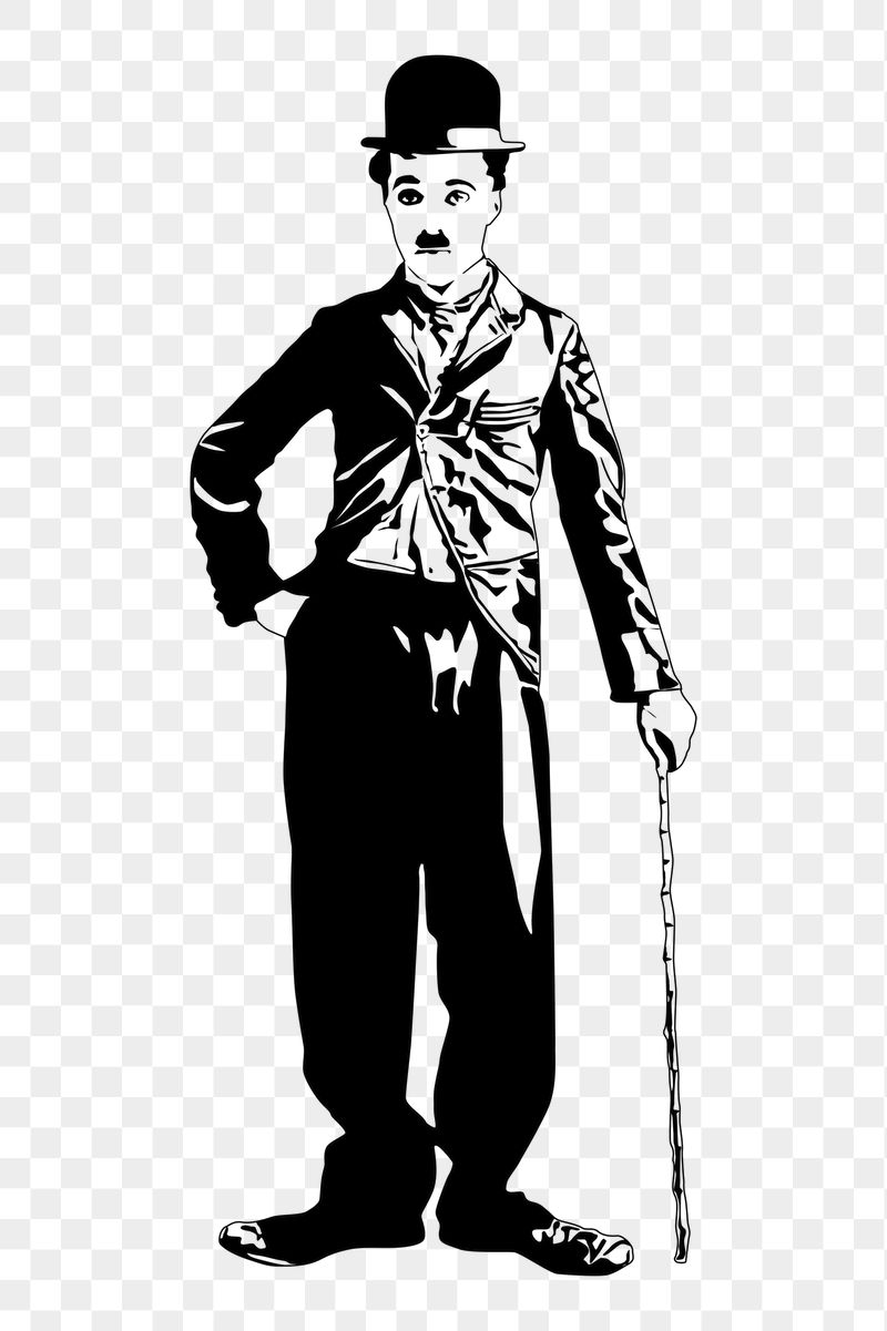 Charlie Chaplin png sticker, famous | Free PNG - rawpixel
