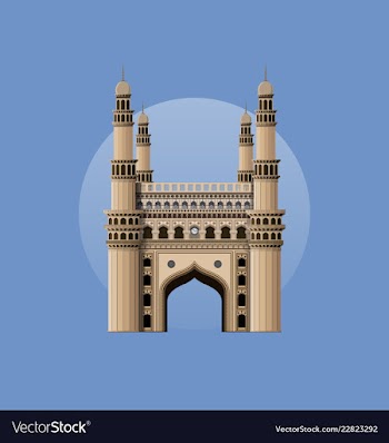 Charminar - indian landmark design vector image