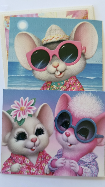 Charming Mice in Sunglasses