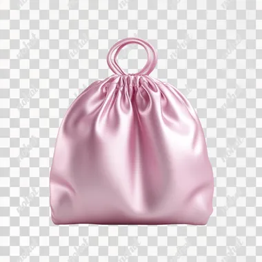 Charming Pink Bag: A Photorealistic Front View