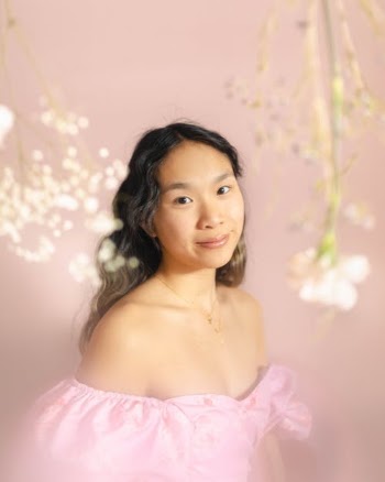 Charming Woman with Wavy Long Black Hair in Pink Dress · Free Stock Photo