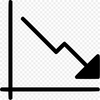 Chart Graph of a function Computer Icons Vector graphics - decreasing icon 