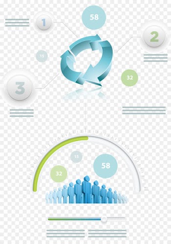 Chart Infographic Euclidean vector - ppt element 