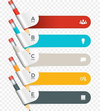 Chart Infographic - Vector pencil Chart 