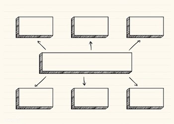 Chart scribbled on a notepad | Free stock vector - 457400