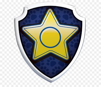 Chase Bank Badge Police Birthday - Paw Patrol badge 